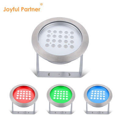 屋外防水 IP68 Dmx LED景観ランプ 大ワット 20W 40W 60W 80W RGB 3in1 噴水用