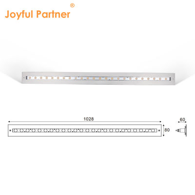 IP68 水中の線形ライト ステンレス鋼 316 24W LED DALI プラスチック式マウントリーフでディム可能