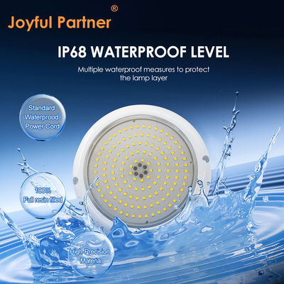 PAR56 LEDプールライト RGB AC12V IP68 樹脂で満たされたABS+PC素材 DIA152*26mm ビーム角度 120度