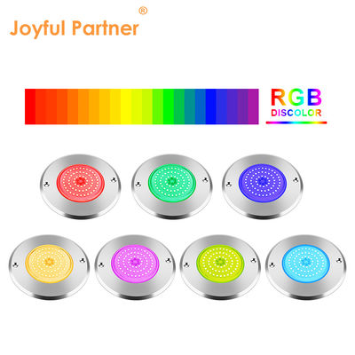 RGB Ultra Slim IP68 スイミングプール照明 LED SS316Lハウジング 統合型 SMD2835 6w 水中防水灯