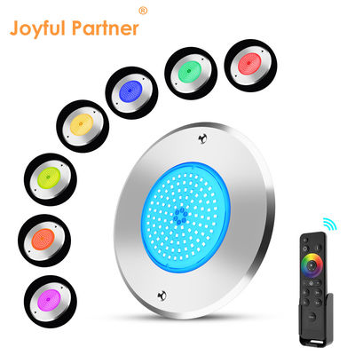 LED内地プールライト DIA160MM*32MM AC12V 316 RGBコントローラ付きステンレス鋼