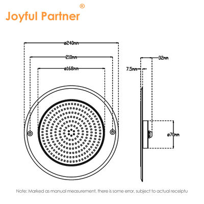 SUS316 蓋付き IP68 DC12V 3000K 水中のLEDSPA池照明