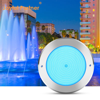 水中の LED プールライト 316 ステンレス 鋼 25W Smd2835 樹脂 充填 3000K RGB プールランプ SMD 2835 AC 12v IP68 完全防水