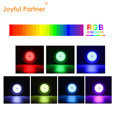 AC 12V 潜水式 IP68 RGB スイッチ コントロール PC 15W 樹脂で満たされた表面に装着された LED プールライト