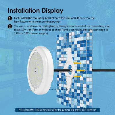 DMXプールライト AC12V 35W IP68 防水LED PAR56 プール用