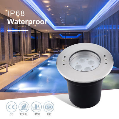 LED水下プールライト 4W 8W 12W 24VDC IP68 水不気化ステンレス 316 RGB 3in1 水泳池用