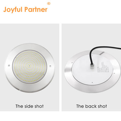 防水 PAR56 LEDプールライト 316SS ハウジング 超薄 7.5mm 樹脂で満たされた壁 設置 230MM 18W 25W DC AC12V