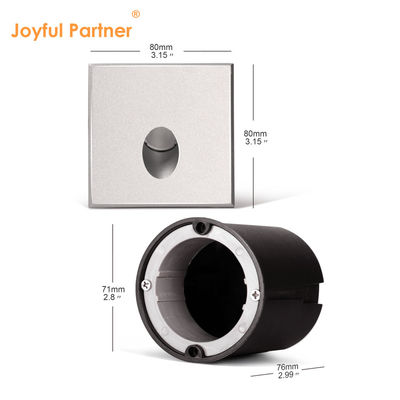 スマートLED壁ランプ IP65 アルミ 身体 方形 DC 24v 1w 2w 3w LED階段ライト