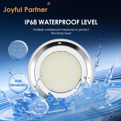 IP68 280mm 壁掛けステンレス鋼 RGB 水下 LED プールライト