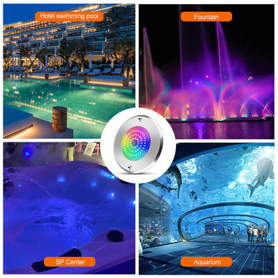 Par 56 Rgb Led Swimming Pool Light 6W 10W 18W 25w 35W 42W ultra Thin 7.5mm Super Slim Resin Filled AC 12V Voltage SMD LED With SS316L Material