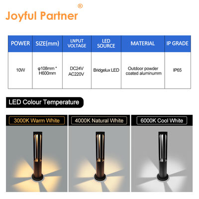 LED グラウンド ストリート 照明 Bridgelux LED 10W アルミ 素材 220v 現代の装飾のための360度照明