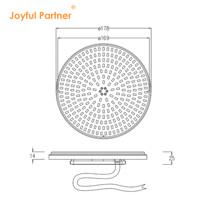 AC12V 超薄型LEDパネル スイミングライト 6W 10W 18W 25W 35W 簡単に交換可能 調節可能 散熱