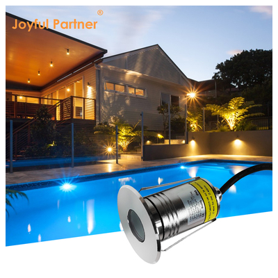 ステンレス鋼316埋め込み型水中ライト DC12V/24V 3W RGB LED SPAプールライト CE RoHS IP68 3000k