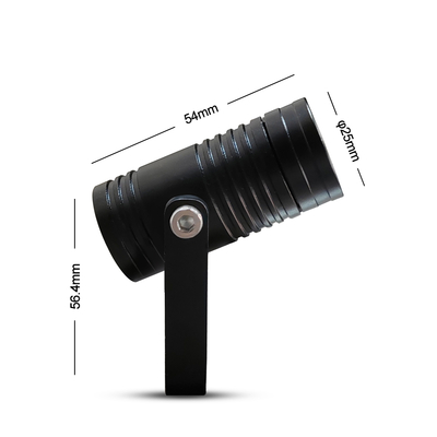 12V 24V IP65 アルミニウム 1W LED スパイクガーデンライト 屋外景観スポット 芝生ライト