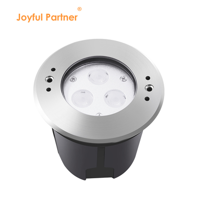 DIA 118mm IP68 304ステンレス鋼 ホットホワイト アンダーウォーター LEDライト 3W DC24v プラスチックマウントリーフ