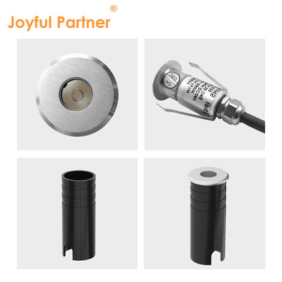 1W Mini Outdoor Deck Inground Light IP67 Cree XPE Dimmable With Aluminum Back Box DC24V