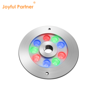 LED 噴出灯 316 ステンレス 鋼 RGB 単色 170*61MM DC12V / 24V IP68 防水