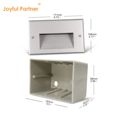 新しい直角 3W SMD2835 LED ステップライト 170*106mm AC100-240V 白色 3000K