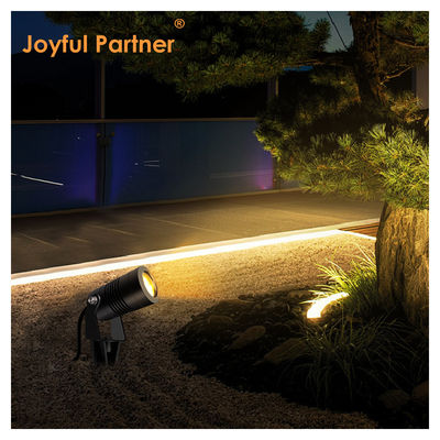 Joyful Partner LEDガーデンスポットライト 屋外 6W COB DC12V/DC24V 3000K ウォームホワイト 庭園通路用