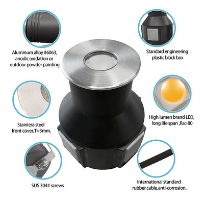 防水 3000K LED 敷地内アップライト 敷地内 敷地内 敷地内 床照明