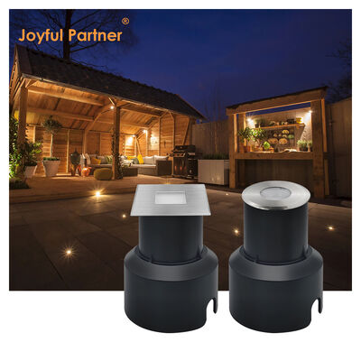 IP67 LED 地下照明 1W 2W 3W 収納式アップライト スクウェアSSカバー