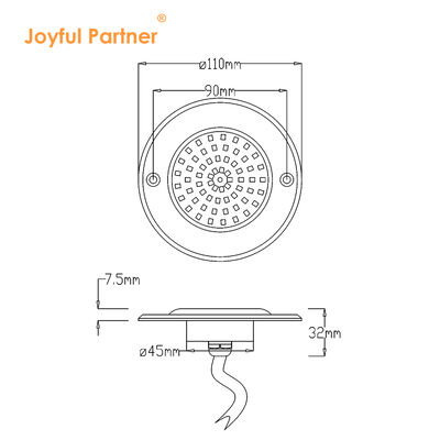 316ステンレス鋼LED PAR56プールライト 樹脂で満たされたIP68 スイミングプールLEDライト