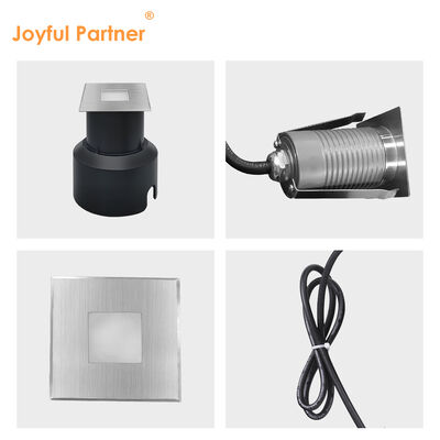 3W LED Square Recessed Inground Light 304 or 316 Stainless Steel Size 45*45MM Aluminium Housing