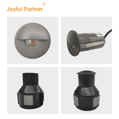 LEDアップライト 1W 2Wステンレス鋼 316 フロントカバー 100-240VAC DIA 55MM プラスチックバックボックス