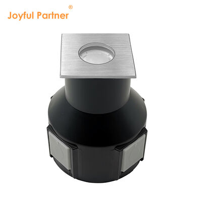 埋込型LEDライト ビーム角8度 DC24V 3W 3000K 50*50MM IP67アルミニウムボディ