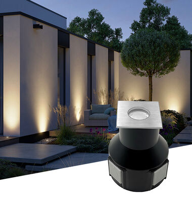 LED埋め込み型ライト 3W RGB 3in1 DC24V ビーム角60度 アルミニウムハウジング 防水