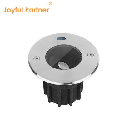 室外 AC220V イングラウンドランプ DIA95MM 深層アンチ・ブレア 3W COBモデル 黒色ABS袖付き