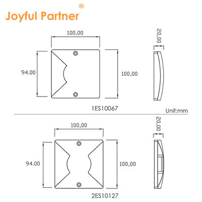 デッキ内面ライト 超薄型 IP67 防水 1W 3W DC12V 24V IKレート 08 テラス路線用
