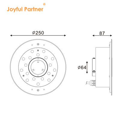 LED Fountain Lights Stainless Steel Material RGBW 4in1 Underwater Lighting for Landscape Outdoor Settings