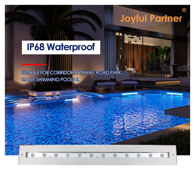 水中リニアライト DC12V 316ステンレス鋼 DMX 512 RGB 12W 24W 長さ628MM ウォーターフォール用