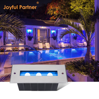 Underwater Linear Light IP68 RGB Marine Recessed Underwater 316SS Resin Filled DC24V
