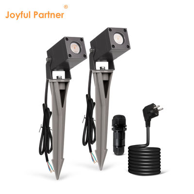 スクウェアツリー LED ガーデンスポットライト 防水 IP65 アルミ 屋外芝生ランプ CE 認証