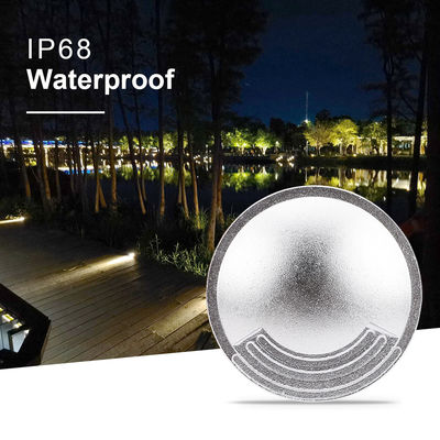 2W IP67 LED 室内照明 超薄直径 55mm SMD LED ウォークオーバーライト アルミホイジング