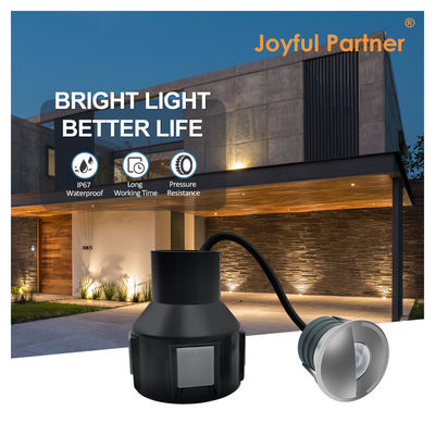 LED 地下灯 1W 2W DC12/24V IP67 アルミホイジング ステンレス鋼 顔カバー 樹脂で満たされた