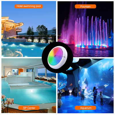 スイミングプールライト IP68 エポキシ樹脂で満たされた水族館ライト RGB AC12V ABS 表面マウント