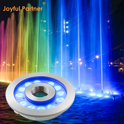 LED 噴水リングライト IP68 24W ステンレス鋼 水下灯