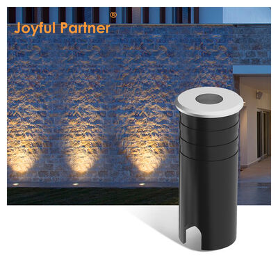 LEDアップライト 316ステンレスステールカバー アルミランプボディ 温かいガラス IP67 1W ホワイト 3000K