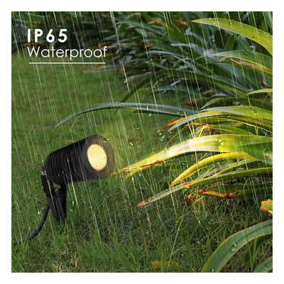 ガーデン スパイクライト 14W COB アンチ・ブレア・フード アルミニウム素材 IK04 屋外アクセント照明用