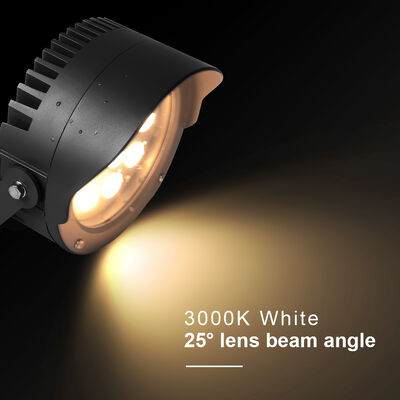 調整可能な焦点付きLEDガーデンスポットライト 直径160MM 36W DMX512内蔵